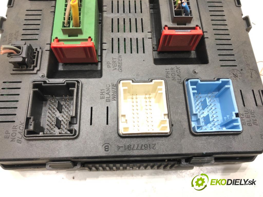 PEUGEOT 407 SW (6E_) 2004 - 2011    1.6 HDi 110 80 kW [109 KM] olej napędowy 2004 - 2010  modul BSI 281197318A (Pojistkové skříňky)