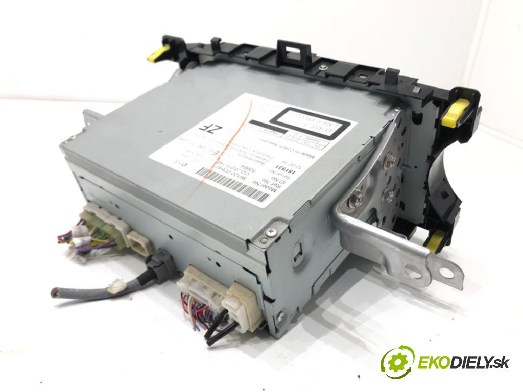 TOYOTA YARIS (_P13_) 2010 - 2022    1.0 (KSP130_) 51 kW [69 KM] benzyna 2010 - 2022  RADIO 86120-0D640 (Audio zariadenia)