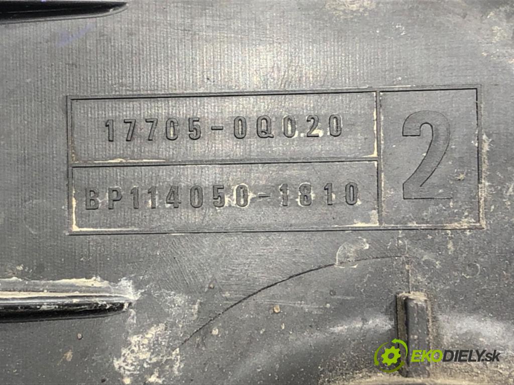 TOYOTA YARIS (_P13_) 2010 - 2022    1.0 (KSP130_) 51 kW [69 KM] benzyna 2010 - 2022  Obal filtra vzduchu 17705-02020 (Obaly filtrov vzduchu)