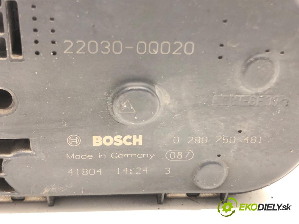 TOYOTA YARIS (_P13_) 2010 - 2022    1.0 (KSP130_) 51 kW [69 KM] benzyna 2010 - 2022  Škrtiaca klapka 22030-0Q020 (Škrtiace klapky)