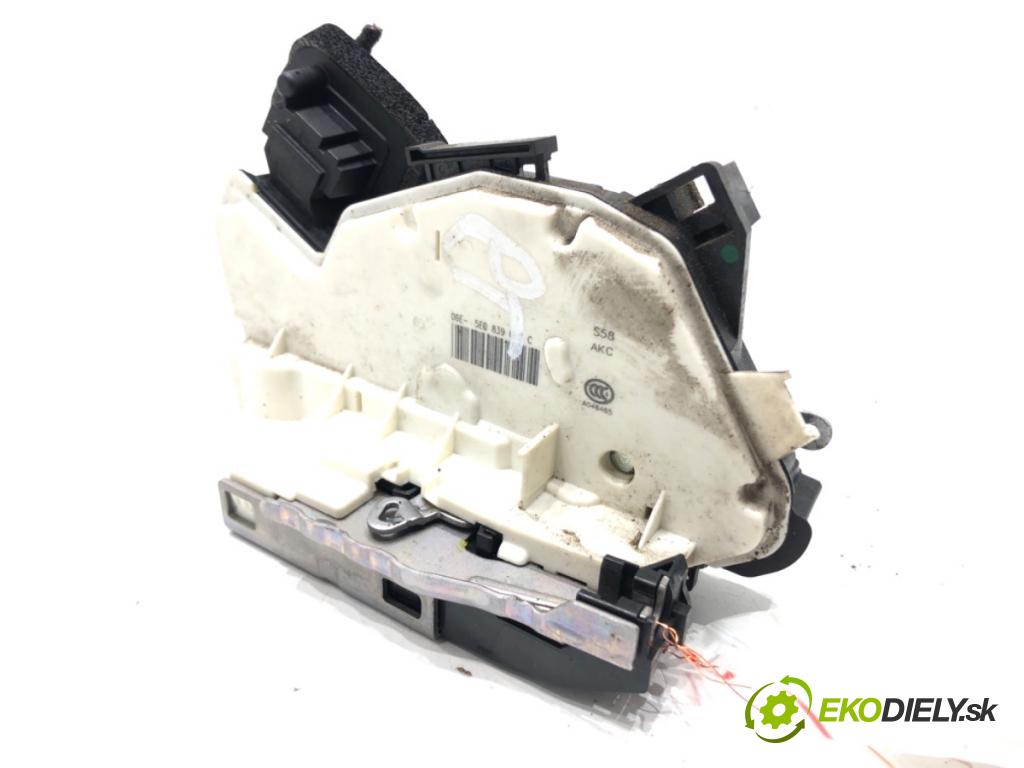 SKODA RAPID (NH3, NK3, NK6) 2012 - 2022    1.2 TSI 66 kW [90 KM] benzyna 2015 - 2019  zámok dveře pravý zadní část 5E0839015C