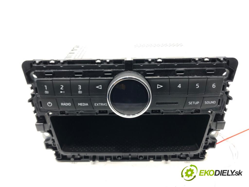 SKODA RAPID (NH3, NK3, NK6) 2012 - 2022    1.2 TSI 66 kW [90 KM] benzyna 2015 - 2019  RADIO 5JA035872A (Audio zariadenia)