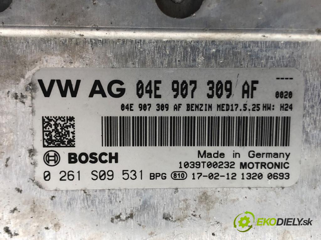 SKODA RAPID (NH3, NK3, NK6) 2012 - 2022    1.2 TSI 66 kW [90 KM] benzyna 2015 - 2019  řídící jednotka motora 04E907309AF (Řídící jednotky)