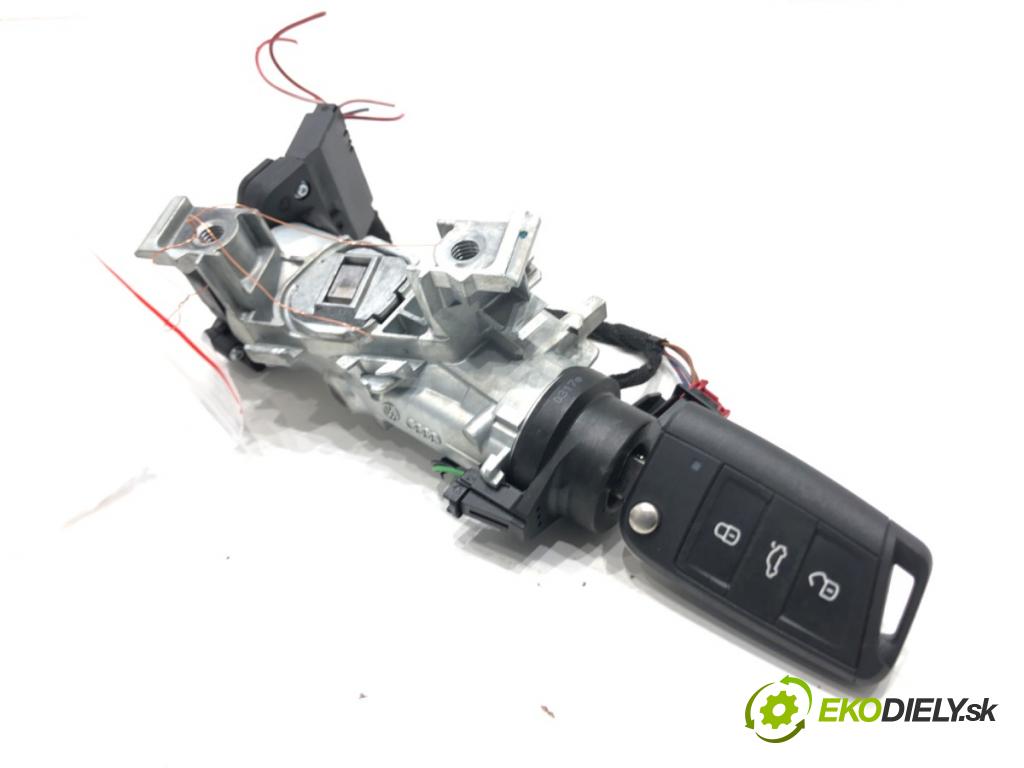 SKODA RAPID (NH3, NK3, NK6) 2012 - 2022    1.2 TSI 66 kW [90 KM] benzyna 2015 - 2019  spinačka 1K0905851 (Spínacie skrinky a kľúče)