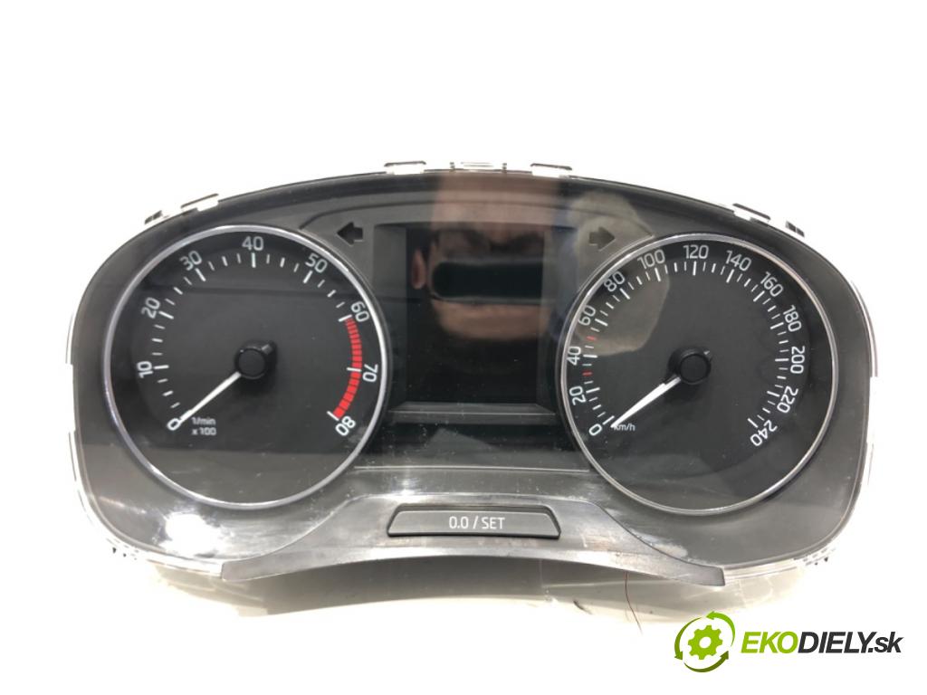 SKODA RAPID (NH3, NK3, NK6) 2012 - 2022    1.2 TSI 66 kW [90 KM] benzyna 2015 - 2019  Prístrojovka 5JA920700A (Prístrojové dosky, displeje)
