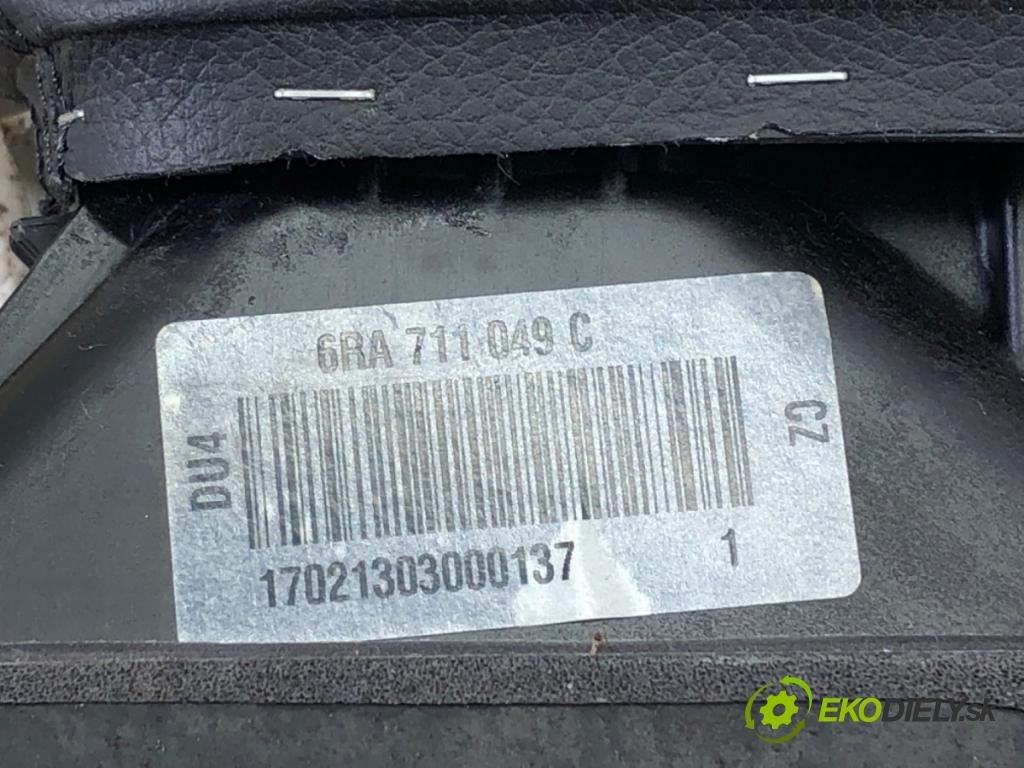 SKODA RAPID (NH3, NK3, NK6) 2012 - 2022    1.2 TSI 66 kW [90 KM] benzyna 2015 - 2019  Kulisa 6RA711049C (Rýchlostné páky / kulisy)