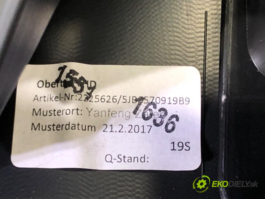 SKODA RAPID (NH3, NK3, NK6) 2012 - 2022    1.2 TSI 66 kW [90 KM] benzyna 2015 - 2019  palubní doska  (Palubní desky)