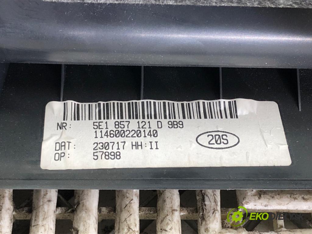 SKODA OCTAVIA III Combi (5E5, 5E6) 2012 - 2022    1.4 TSI 110 kW [150 KM] benzyna 2014 - 2020  Priehradka, kastlík spolujazdca 5E1857121D (Priehradky, kastlíky)