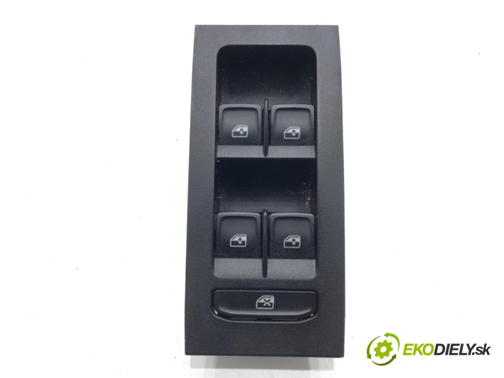 SKODA OCTAVIA III Combi (5E5, 5E6) 2012 - 2022    1.4 TSI 110 kW [150 KM] benzyna 2014 - 2020  Prepínač okien 5E0959857A (Prepínače, spínače, tlačidlá a ovládače kúrenia)