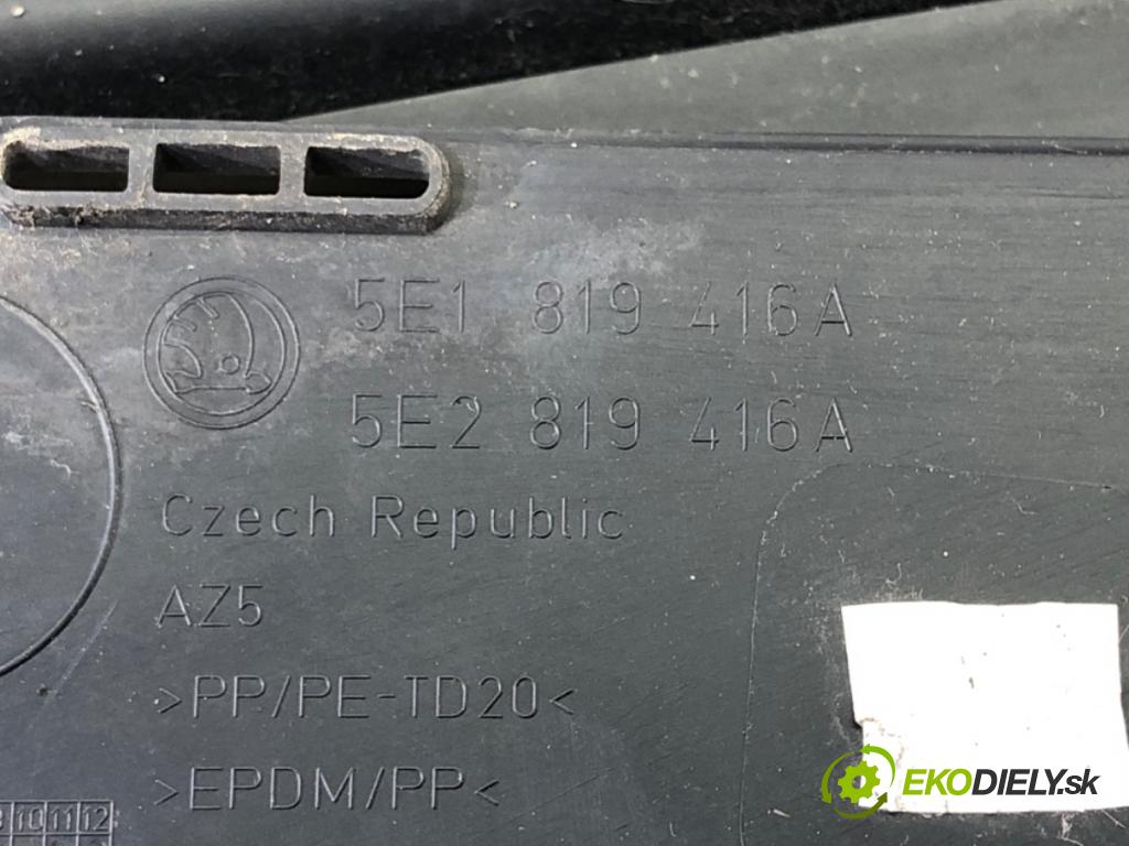 SKODA OCTAVIA III Combi (5E5, 5E6) 2012 - 2022    1.4 TSI 110 kW [150 KM] benzyna 2014 - 2020  Torpédo, plast pod čelné okno 5E1819416A (Torpéda)