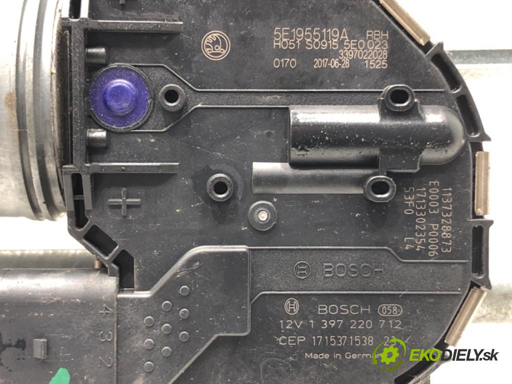 SKODA OCTAVIA III Combi (5E5, 5E6) 2012 - 2022    1.4 TSI 110 kW [150 KM] benzyna 2014 - 2020  Mechanizmus stieračov predný 5E1955119A (Motorčeky stieračov predné)