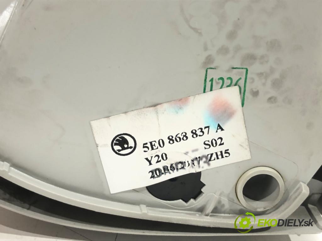SKODA OCTAVIA III Combi (5E5, 5E6) 2012 - 2022    1.4 TSI 110 kW [150 KM] benzyna 2014 - 2020  Priehradka, kastlík na skla 5E0868837A