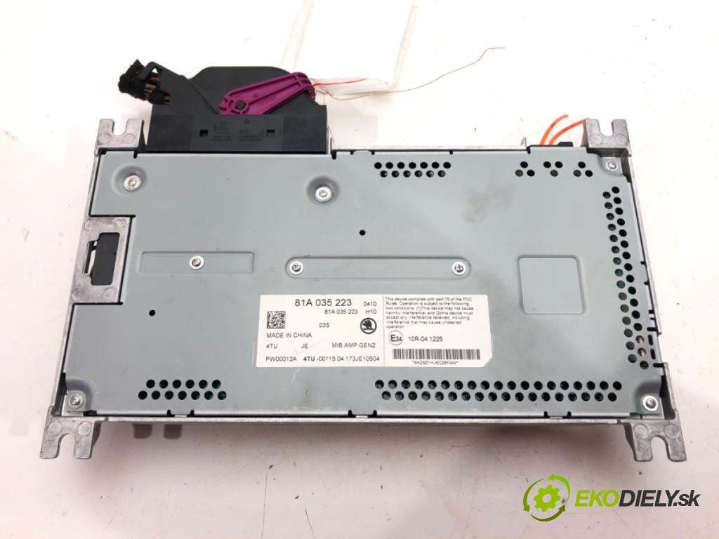 SKODA OCTAVIA III Combi (5E5, 5E6) 2012 - 2022    1.4 TSI 110 kW [150 KM] benzyna 2014 - 2020  Zosilňovač 81A035223 (Zosilňovače)