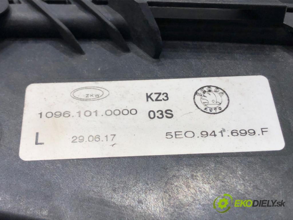SKODA OCTAVIA III Combi (5E5, 5E6) 2012 - 2022    1.4 TSI 110 kW [150 KM] benzyna 2014 - 2020  hmlové svetlo, hmlovka levý přední část 5E0941699F
