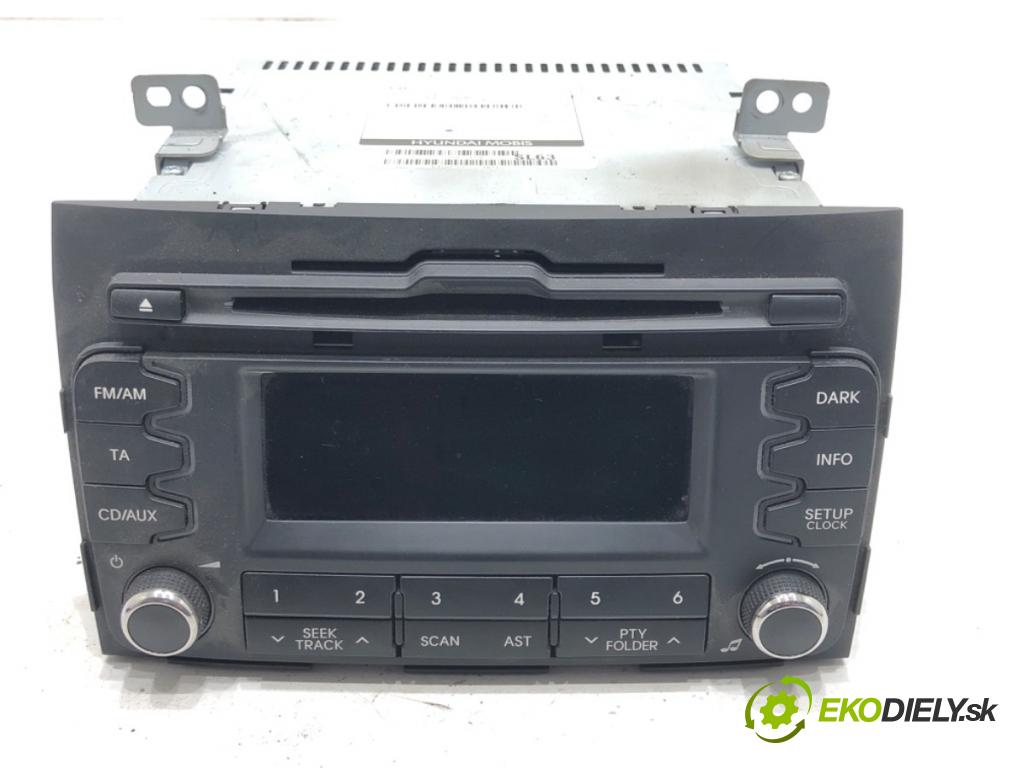 KIA SPORTAGE III (SL) 2009 - 2022    1.7 CRDi 85 kW [116 KM] olej napędowy 2010 - 2022  RADIO 96160-3U230WK (Audio zariadenia)