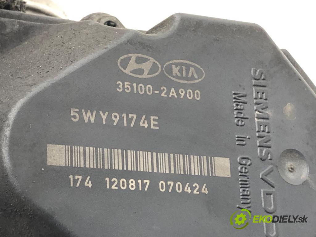 KIA SPORTAGE III (SL) 2009 - 2022    1.7 CRDi 85 kW [116 KM] olej napędowy 2010 - 2022  Škrtiaca klapka 35100-2A900 (Škrtiace klapky)