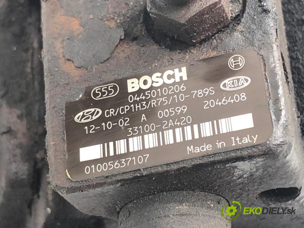 KIA SPORTAGE III (SL) 2009 - 2022    1.7 CRDi 85 kW [116 KM] olej napędowy 2010 - 2022  Pumpa vstrekovacia 33100-2A420 (Vstrekovacie čerpadlá)