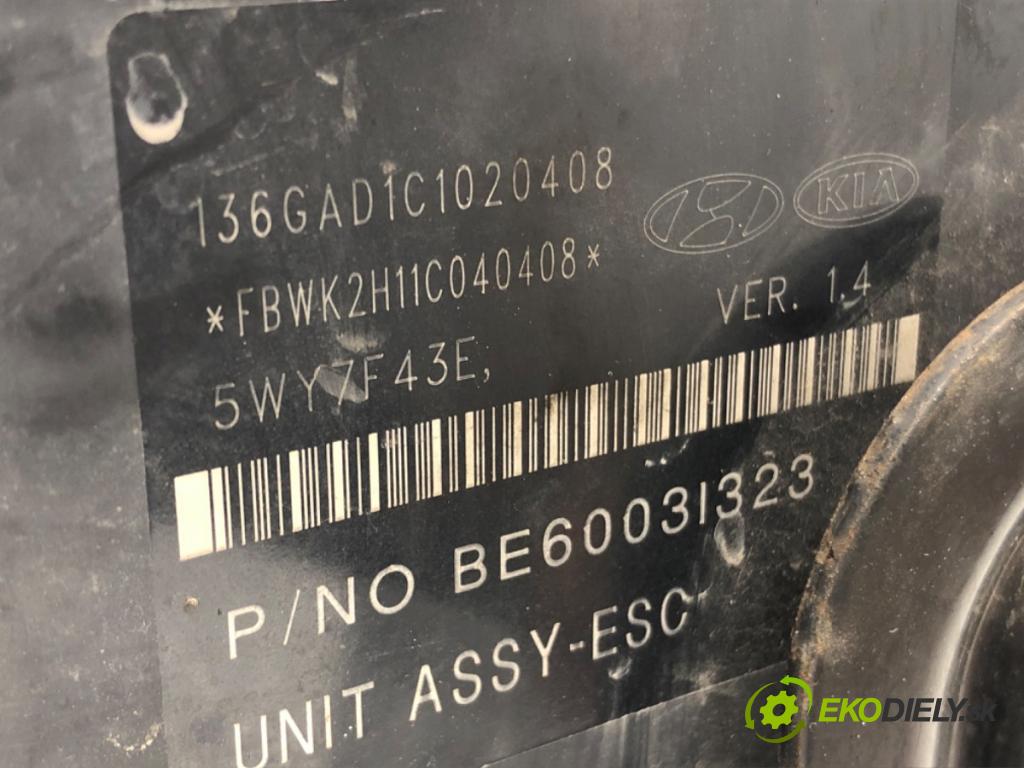 KIA SPORTAGE III (SL) 2009 - 2022    1.7 CRDi 85 kW [116 KM] olej napędowy 2010 - 2022  Pumpa ABS 58920-3U310 (Pumpy ABS)