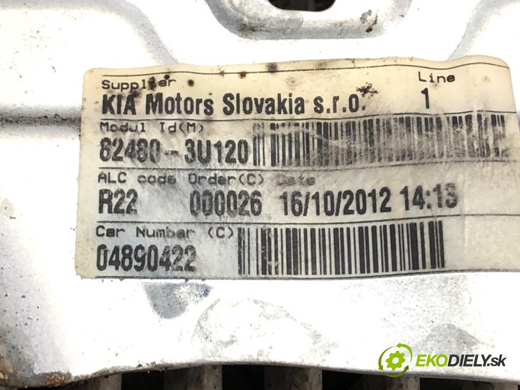 KIA SPORTAGE III (SL) 2009 - 2022    1.7 CRDi 85 kW [116 KM] olej napędowy 2010 - 2022  mechanismus okna pravý přední část 82480-3U120