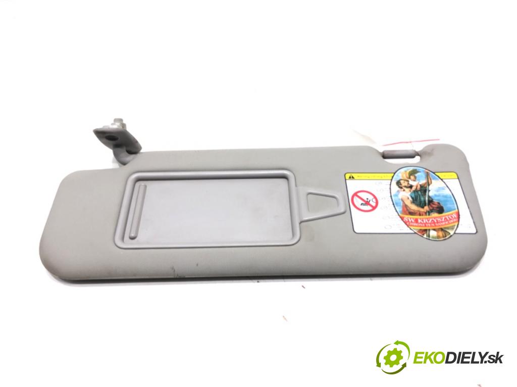 KIA SPORTAGE III (SL) 2009 - 2022    1.7 CRDi 85 kW [116 KM] olej napędowy 2010 - 2022  Clona slnečná ľavy 