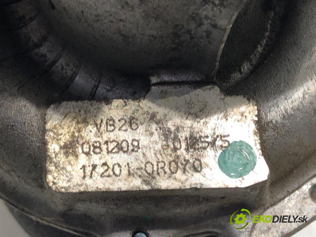 TOYOTA AVENSIS Kombi (_T27_) 2009 - 2018    2.0 D-4D (ADT270_) 93 kW [126 KM] olej napędowy 2009 - 2018  turbo 17201-0R070 (Turbodúchadla (kompletní))