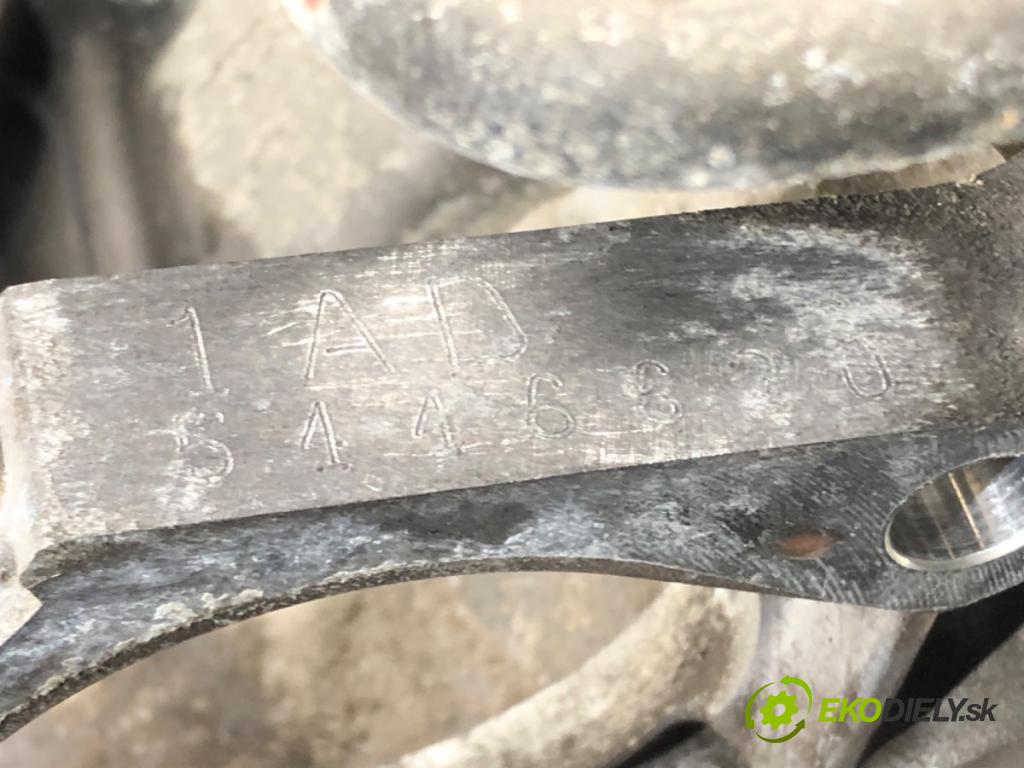 TOYOTA AVENSIS Kombi (_T27_) 2009 - 2018    2.0 D-4D (ADT270_) 93 kW [126 KM] olej napędowy 2009 - 2018  motor 1AD-FTV (Motory (kompletní))