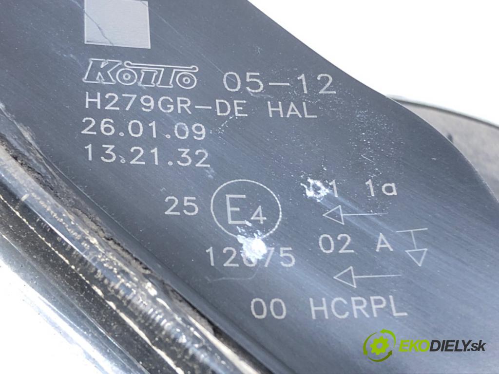 TOYOTA AVENSIS Kombi (_T27_) 2009 - 2018    2.0 D-4D (ADT270_) 93 kW [126 KM] olej napędowy 2009 - 2018  světlomet pravý přední část H279GR-DE