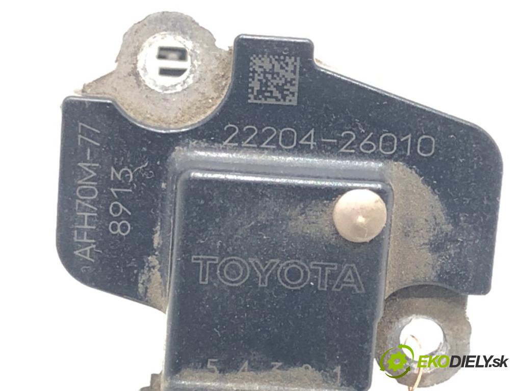 TOYOTA AVENSIS Kombi (_T27_) 2009 - 2018    2.0 D-4D (ADT270_) 93 kW [126 KM] olej napędowy 2009 - 2018  Váha vzduchu 22204-26010 (Váhy vzduchu)