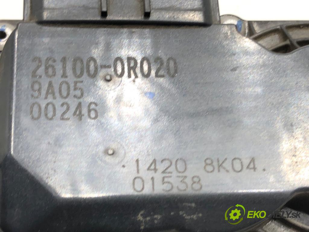 TOYOTA AVENSIS Kombi (_T27_) 2009 - 2018    2.0 D-4D (ADT270_) 93 kW [126 KM] olej napędowy 2009 - 2018  Škrtiaca klapka 26100-0R020 (Škrtiace klapky)