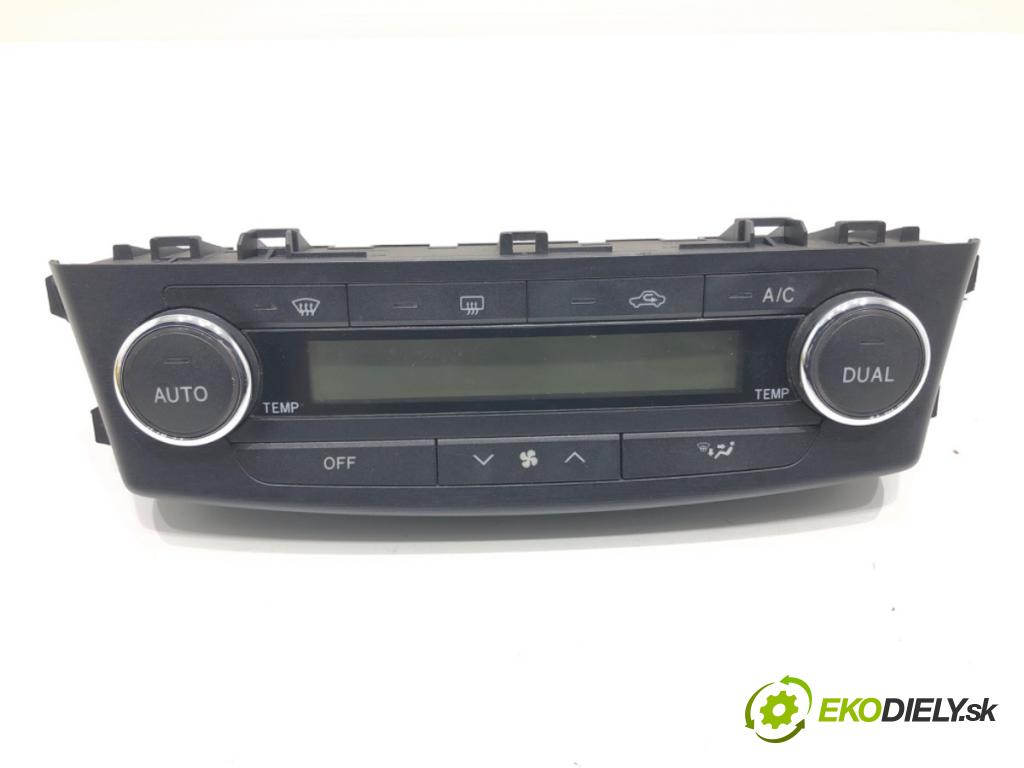 TOYOTA AVENSIS Kombi (_T27_) 2009 - 2018    2.0 D-4D (ADT270_) 93 kW [126 KM] olej napędowy 2009 - 2018  Panel ovládania kúrenia  (Prepínače, spínače, tlačidlá a ovládače kúrenia)