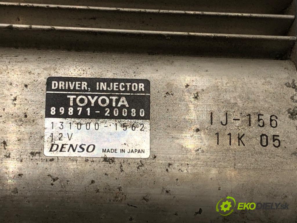 TOYOTA AVENSIS Kombi (_T27_) 2009 - 2018    2.0 D-4D (ADT270_) 93 kW [126 KM] olej napędowy 2009 - 2018  Modul VSTREKOVAČE: 89871-20080