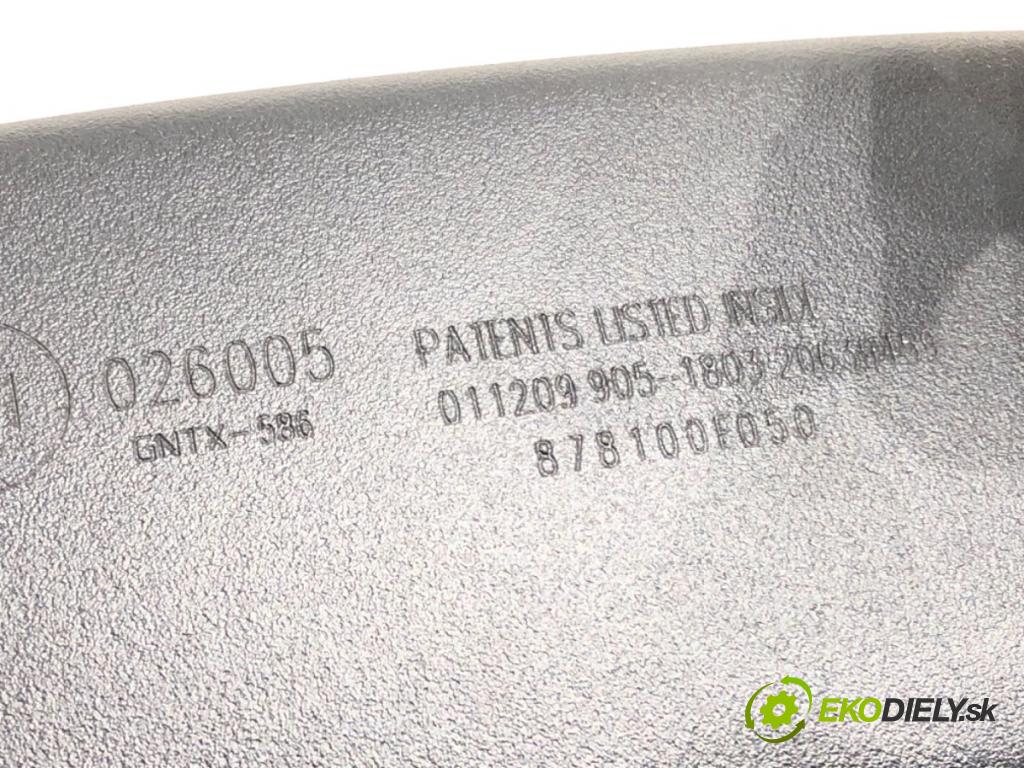 TOYOTA AVENSIS Kombi (_T27_) 2009 - 2018    2.0 D-4D (ADT270_) 93 kW [126 KM] olej napędowy 2009 - 2018  zpětné zrcátko vnitřní  (Světla vnitřní)