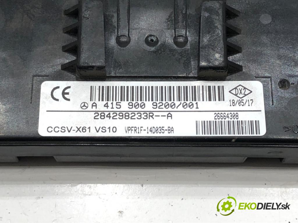 MERCEDES-BENZ CITAN Mixto (Double Cabin) (W415) 2012 - 2021    109 CDI (415.603, 415.605) 66 kW [90 KM] olej napędowy 2012 - 2021  Modul Riadiaca jednotka 284298233R (Ostatné)