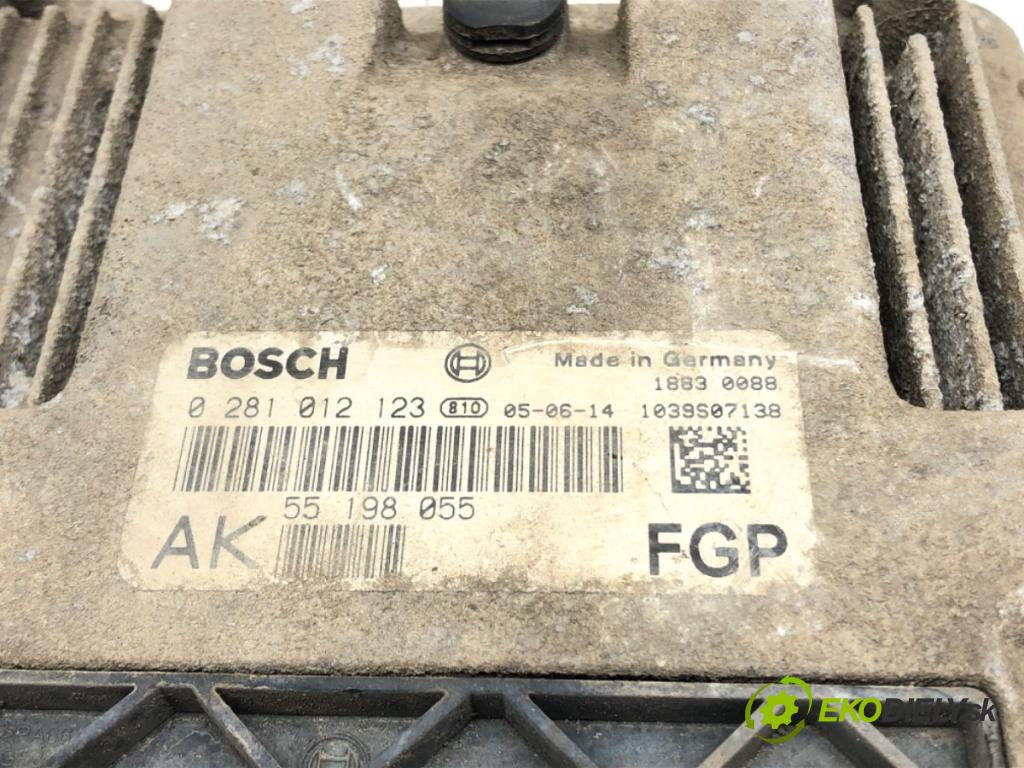 OPEL ASTRA H Kombi (A04) 2004 - 2014    1.9 CDTI (L35) 88 kW [120 KM] olej napędowy 2005 - 2010  riadiaca jednotka Motor 0281012123 (Riadiace jednotky)