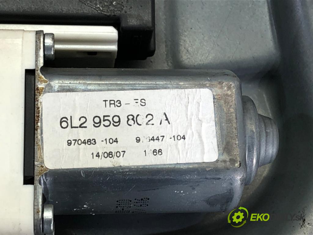 SEAT IBIZA III (6L1) 2002 - 2009    1.4 16V 63 kW [86 KM] benzyna 2006 - 2009  mechanismus okna levý přední část 6L2959802A