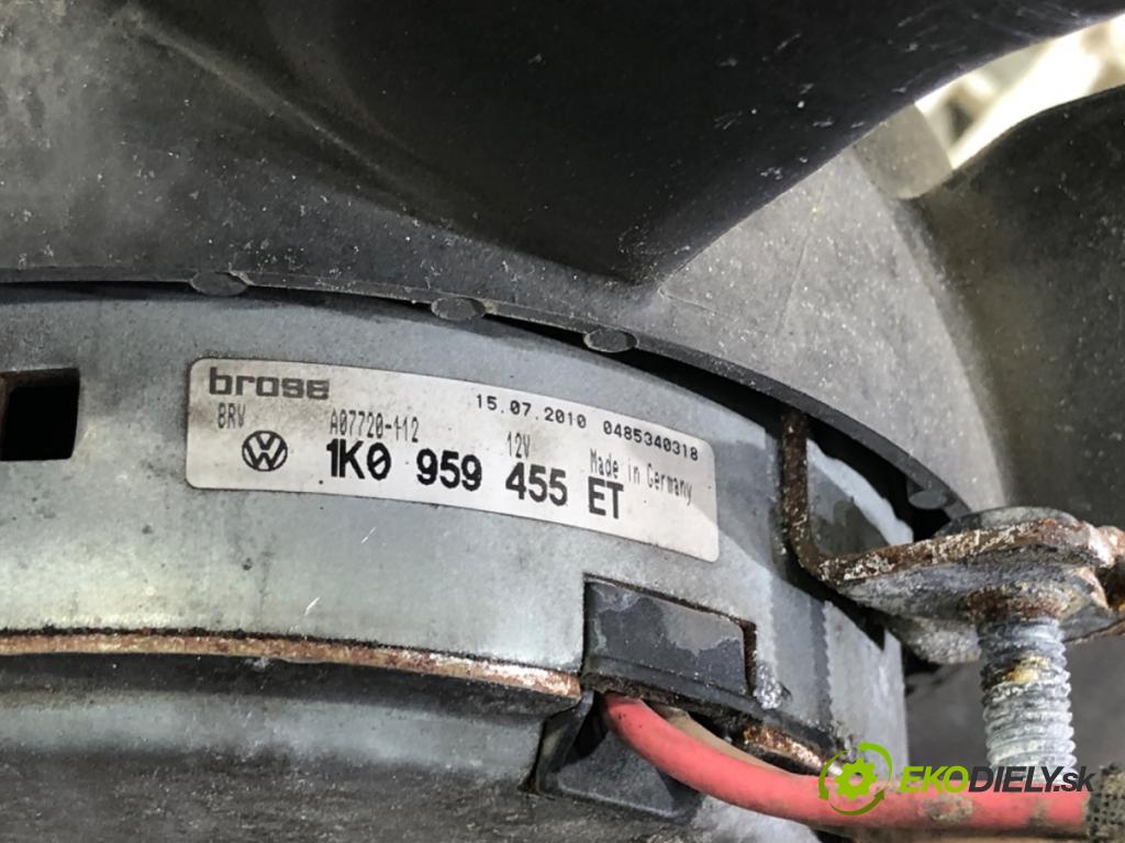 SKODA SUPERB II Kombi (3T5) 2009 - 2015    2.0 TDI 125 kW [170 KM] olej napędowy 2009 - 2015  Ventilátor klimatizácie 1K0959455ET (Ventilátory chladičov klimatizácie)