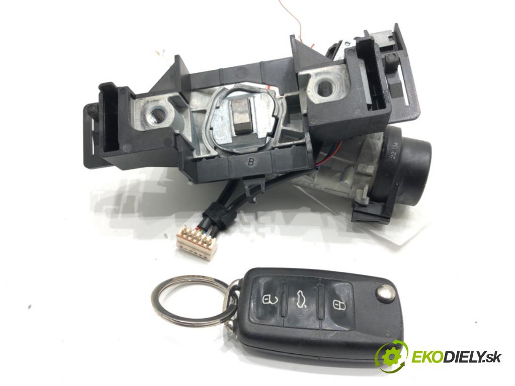 SKODA SUPERB II Kombi (3T5) 2009 - 2015    2.0 TDI 125 kW [170 KM] olej napędowy 2009 - 2015  spinačka 1K0905851B (Spínacie skrinky a kľúče)