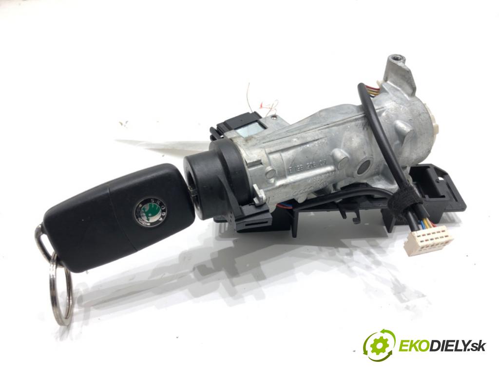 SKODA SUPERB II Kombi (3T5) 2009 - 2015    2.0 TDI 125 kW [170 KM] olej napędowy 2009 - 2015  spinačka 1K0905851B (Spínacie skrinky a kľúče)