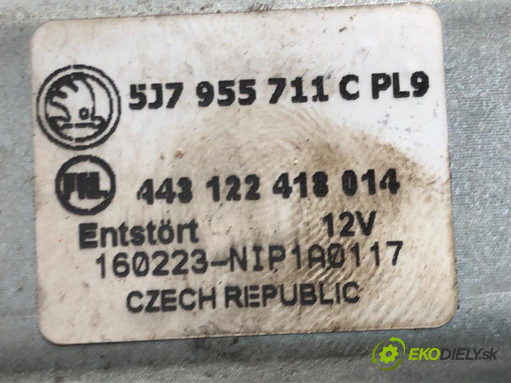 SKODA SUPERB II Kombi (3T5) 2009 - 2015    2.0 TDI 125 kW [170 KM] olej napędowy 2009 - 2015  motor stěračů zadní část 5J7955711C