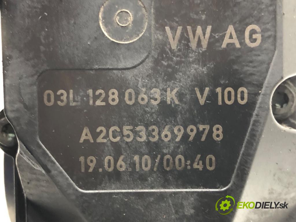 SKODA SUPERB II Kombi (3T5) 2009 - 2015    2.0 TDI 125 kW [170 KM] olej napędowy 2009 - 2015  Škrtiaca klapka 03L128063K (Škrtiace klapky)
