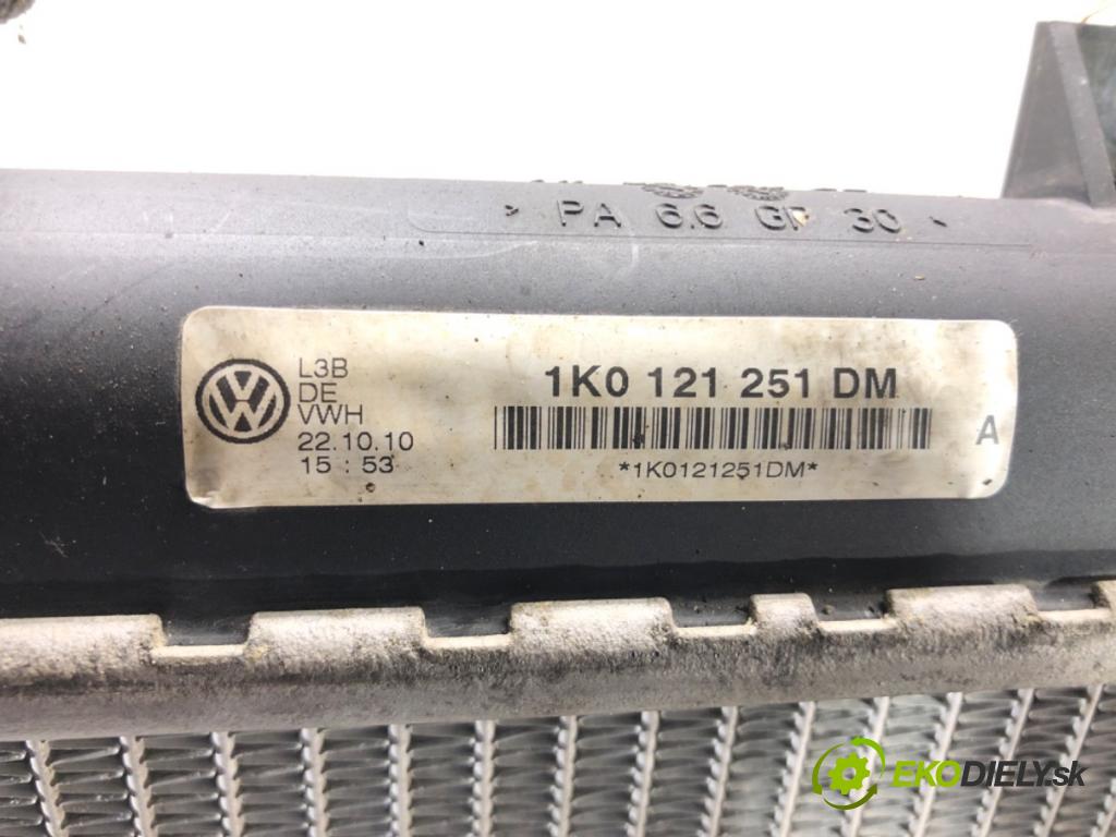 SKODA SUPERB II Kombi (3T5) 2009 - 2015    2.0 TDI 125 kW [170 KM] olej napędowy 2009 - 2015  chladič vody 1K0121251DM (Chladiče vody)