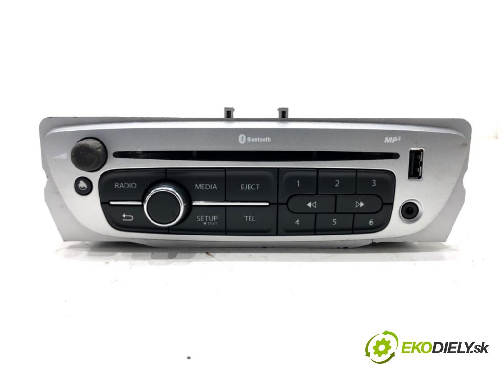 RENAULT MEGANE III Grandtour (KZ0/1) 2008 - 2022    1.6 dCi (KZ00, KZ12, KZ13) 96 kW [130 KM] olej napędowy 2011 - 2022  RADIO 281153266R (Audio zariadenia)