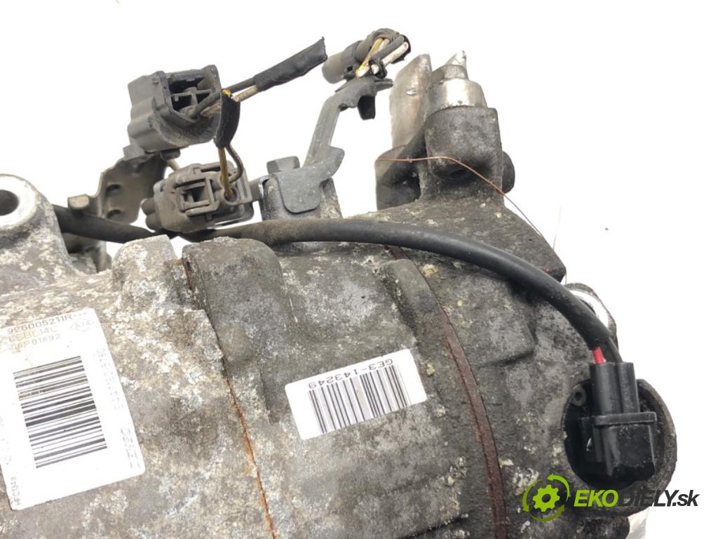 RENAULT MEGANE III Grandtour (KZ0/1) 2008 - 2022    1.6 dCi (KZ00, KZ12, KZ13) 96 kW [130 KM] olej napędowy 2011 - 2022  Kompresor klimatizácie 926005211R (Kompresory klimatizácie)