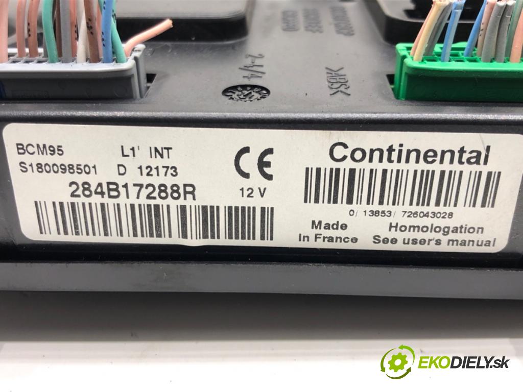 RENAULT MEGANE III Grandtour (KZ0/1) 2008 - 2022    1.6 dCi (KZ00, KZ12, KZ13) 96 kW [130 KM] olej napędowy 2011 - 2022  Modul BCM 284B17288R (Ostatné)