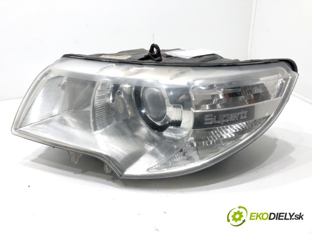 SKODA SUPERB II Kombi (3T5) 2009 - 2015    2.0 TDI 125 kW [170 KM] olej napędowy 2009 - 2015  světlomet levý přední část XENON 3T1941017E