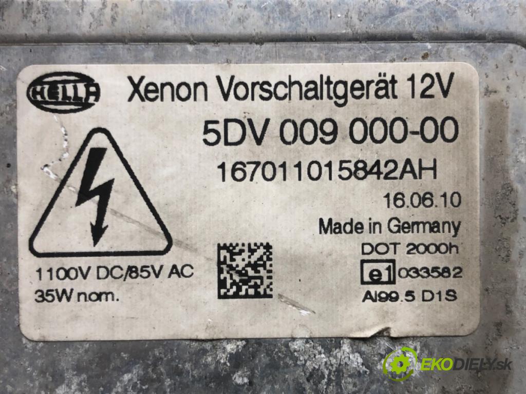 SKODA SUPERB II Kombi (3T5) 2009 - 2015    2.0 TDI 125 kW [170 KM] olej napędowy 2009 - 2015  Menič XENON 5DV009000 (Riadiace jednotky xenónu)