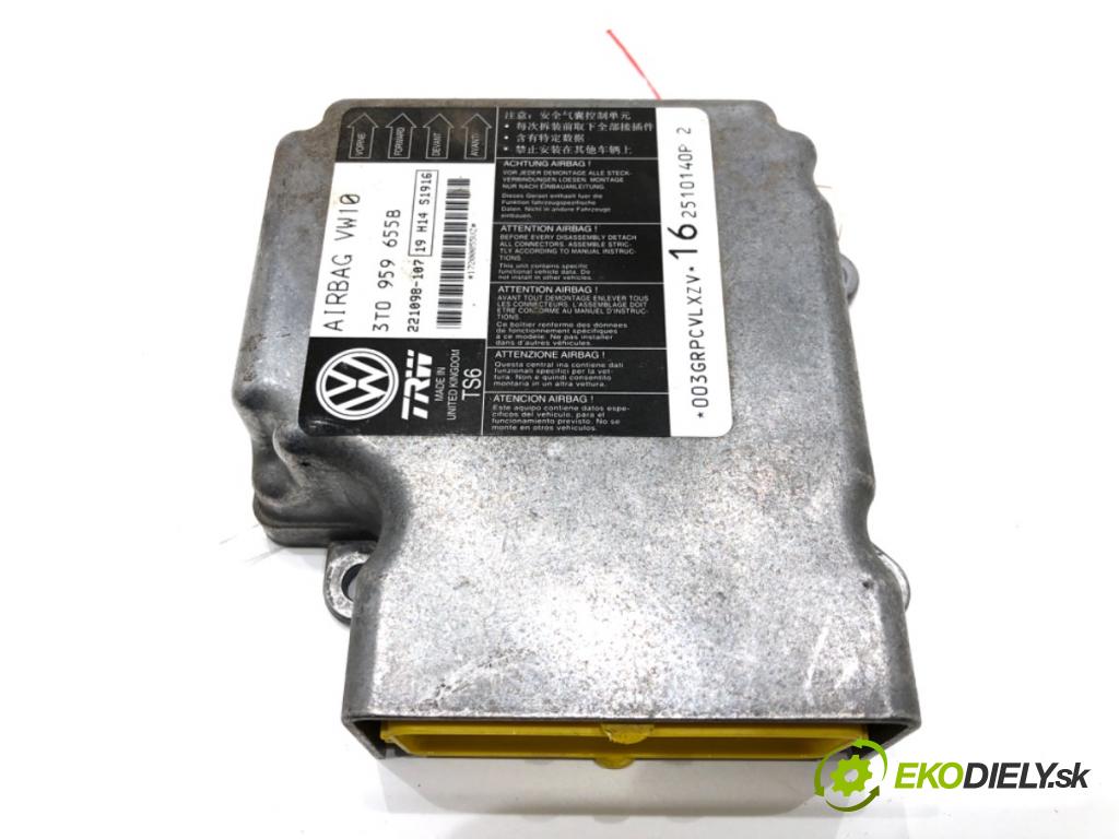 SKODA SUPERB II Kombi (3T5) 2009 - 2015    2.0 TDI 125 kW [170 KM] olej napędowy 2009 - 2015  senzor airbag 3T0959655B (Snímače)