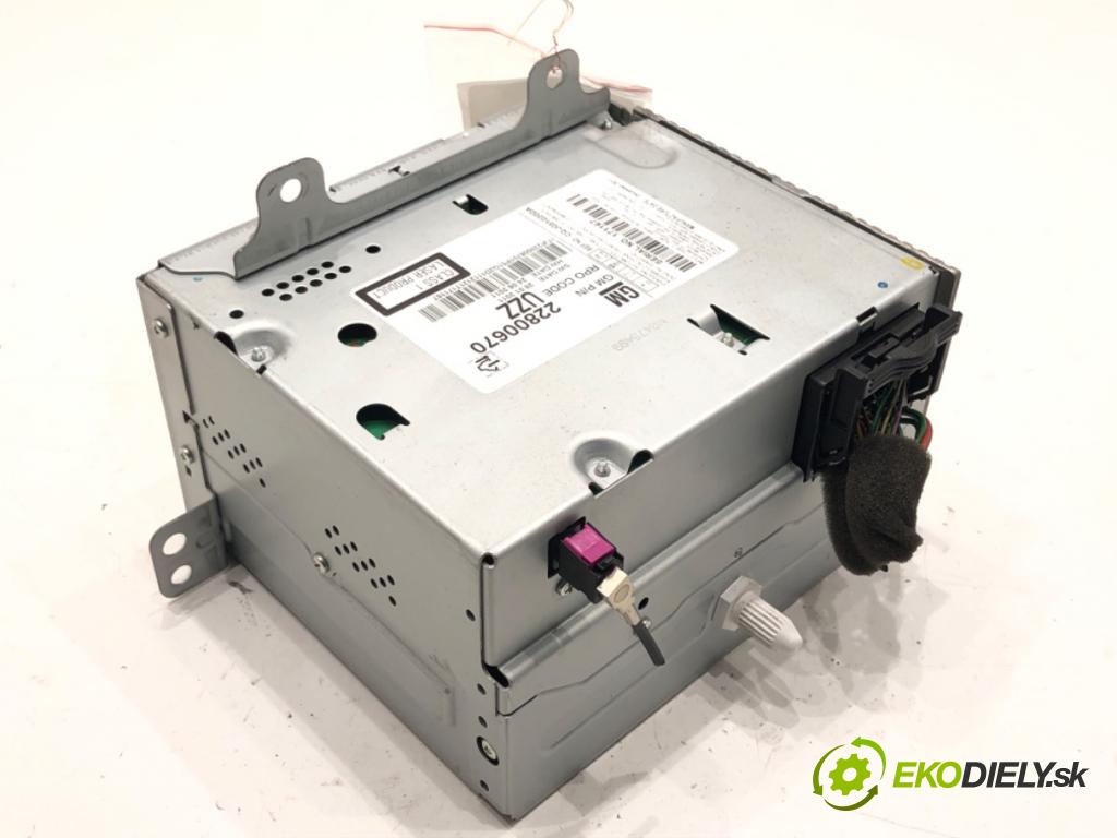 CHEVROLET CRUZE (J300) 2009 - 2022    2.0 CDI 120 kW [163 KM] olej napędowy 2010 - 2022  RADIO 22800670 (Audio zariadenia)