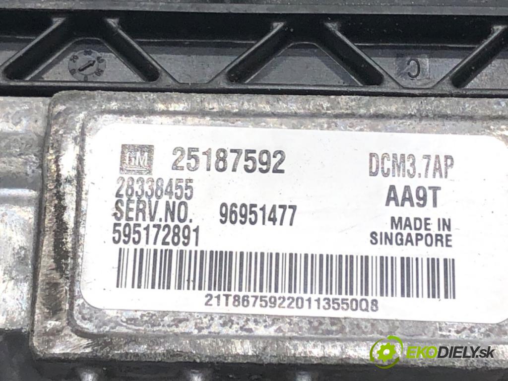 CHEVROLET CRUZE (J300) 2009 - 2022    2.0 CDI 120 kW [163 KM] olej napędowy 2010 - 2022  riadiaca jednotka Motor 25187592 (Riadiace jednotky)