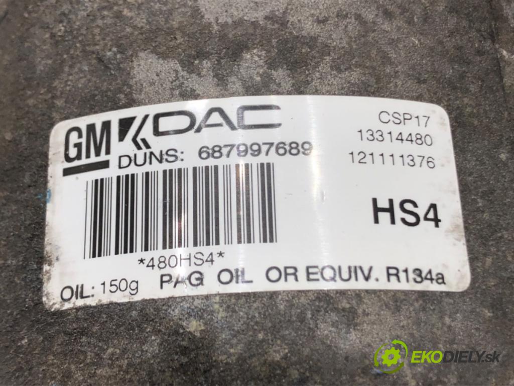 CHEVROLET CRUZE (J300) 2009 - 2022    2.0 CDI 120 kW [163 KM] olej napędowy 2010 - 2022  Kompresor klimatizácie 13314480 (Kompresory klimatizácie)